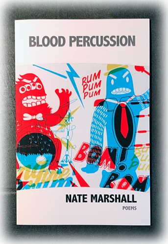 Cover of Blood Percussion, a book of poems by Nate Marshall